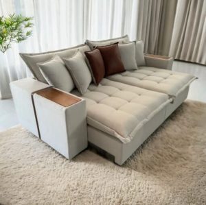 Alternative view of Sofá cama Retrátil Mariana 2,50m - (Sem caixa)