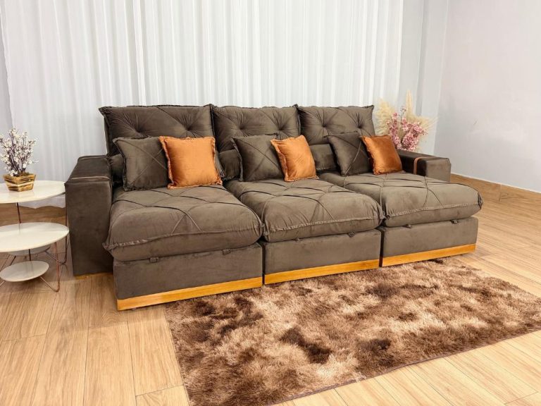 Sofá Retrátil e Reclinável Gran Bello 2,90m – Molas ensacadas - Imagem 3