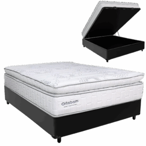 Alternative view of Colchão Casal New Freedom ORTOBOM  + Base Baú