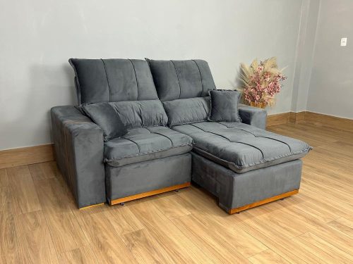 Sofá Retrátil Reclinável Caribe1,80m - Imagem 3