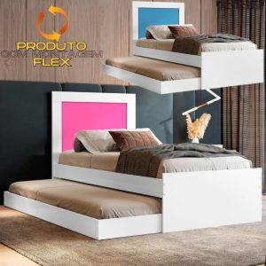 Alternative view of Bicama Solteiro Luara Nature – MADEC/VJ MÓVEIS