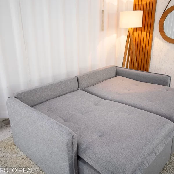 Sofá Cama Lima Retrátil Reclinável - Imagem 3