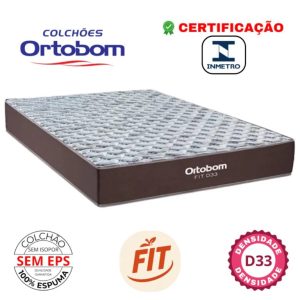 Alternative view of Colchão Casal Fit D33 17 cm – ORTOBOM + base bau
