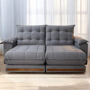 Alternative view of Sofá Retrátil Reclinável Veneza 2,50m - Molas Ensacadas D33