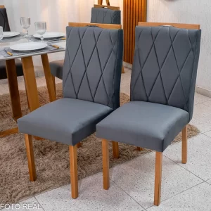 2 Cadeiras Madeira  Entregue Montada