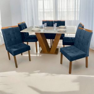 Mesa Classic 160m com 6 Cadeiras