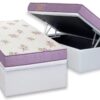 Cama Baú+Colchão Solteiro Physical Liso Ortobom