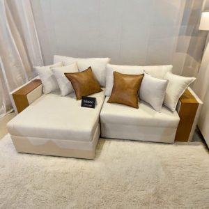 Alternative view of Sofá Cama Retrátil Musk 2,32m Linho