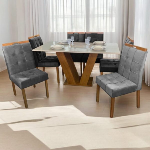 Mesa Classic 160m com 6 Cadeiras - Imagem 4