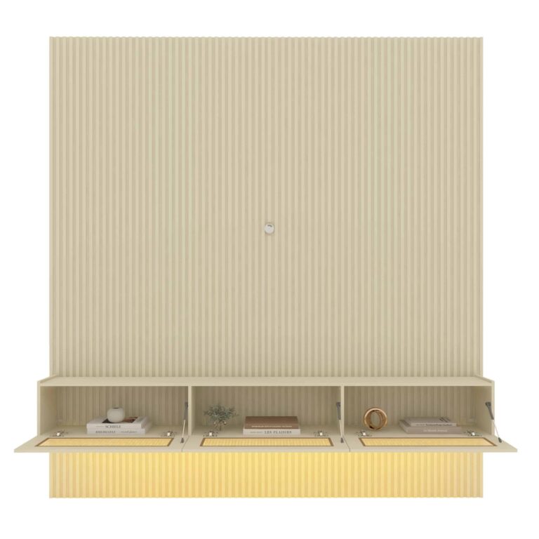 Home Suspenso Ripado com Nicho Native GELIUS - Imagem 3