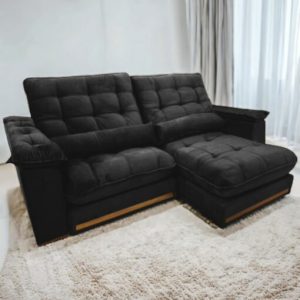 Alternative view of Sofá Retrátil  Reclinável Coreia 2,50m - Molas Ensacadas