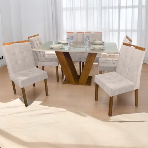 Mesa Classic 160m com 6 Cadeiras - Imagem 2