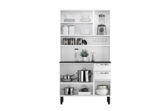 Alternative view of Armário Kit de Cozinha Florença 6 Portas 2 Gavetas 1,05m - AÇO