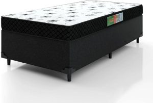 Cama Box Solteiro Colchão Espuma