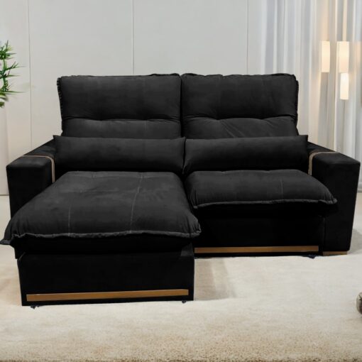 Sofá Retrátil Reclinável Tiggo 2,00 m - Molas Ensacadas - Imagem 3