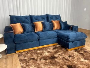 Alternative view of Sofá Retrátil e Reclinável Gran Bello 3,20m – Molas ensacadas