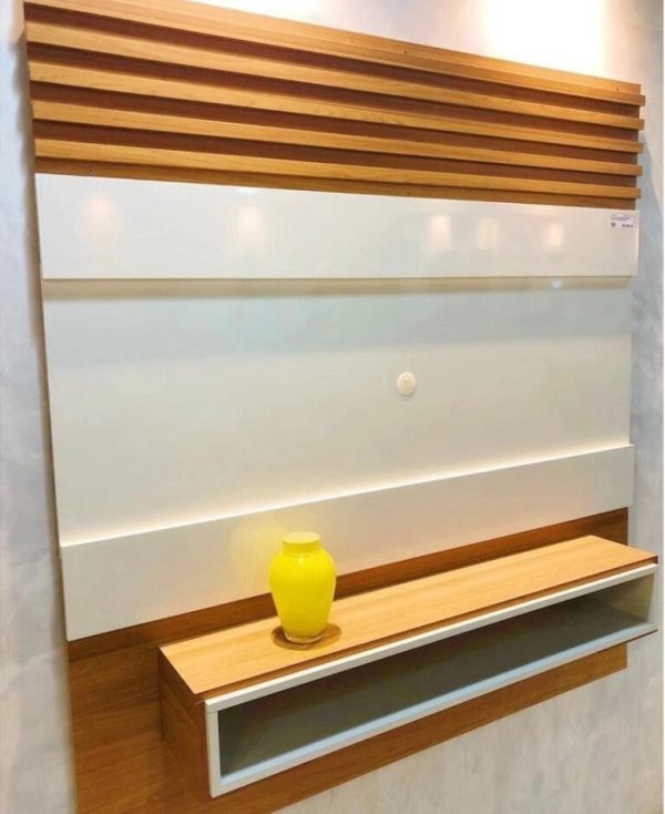 Painel até 55″ Antix PA20 Off White/Freijó