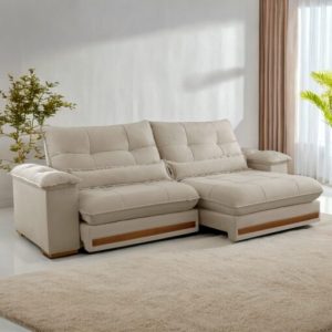 Alternative view of Sofá Retrátil Reclinável Kaike 2,00m - Molas Ensacadas