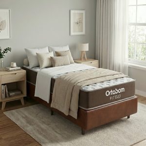 Alternative view of Colchão Solteiro Fit 17 cm D33 + Base Simples – ORTOBOM