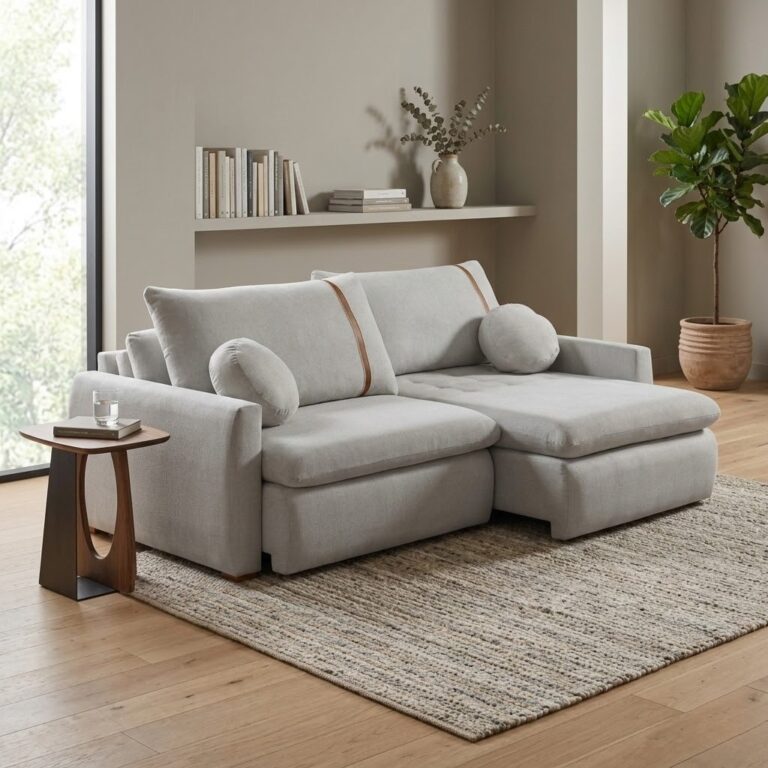 Sofá Cama Retrátil Gold 2,30m - Linho (Sem caixa)