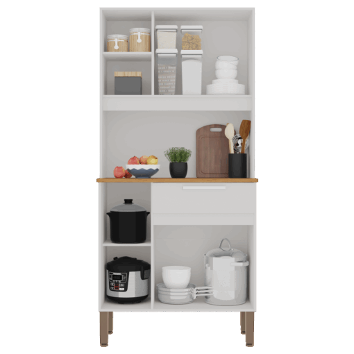 Kit Cozinha Lia 3 Portas 1 Gaveta Larg. 0.83m - Imagem 3