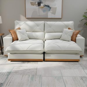 Sofá Retrátil Reclinável Tulio 2,50m - Molas Ensacadas D33