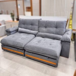 Alternative view of Sofá Retrátil Reclinável Roma 2,50m - Molas Ensacadas