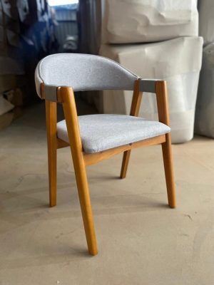 Alternative view of Mesa Amora BA35 160 Canela/Off White com 6 Cadeiras Ravenna - Linho Cinza