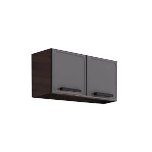 Armario Aco Duplo Baixo 2P Estilo Grafite Bertolini