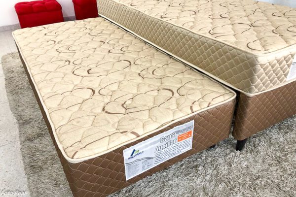 Cama Solteiro Duo Box + Cama Auxiliar 88x188x60 Espuma D33 - Rondomóveis - Imagem 2