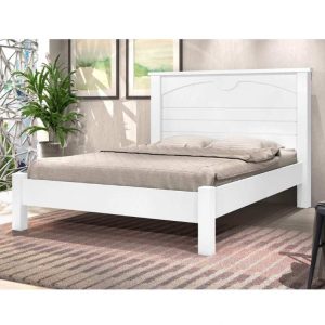 Cama Casal Lion Nature J&A Moveis1OO%MDF Larg. 1,45m (SEM COLCHÃO)