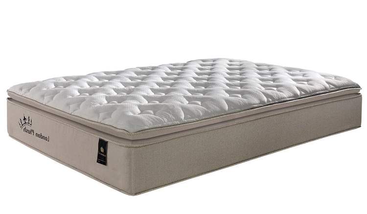 Colchao Queen London Plush Molas Pocket 158x198x34 Plumatex