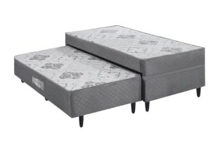 Colchobox Solteiro Prestige com Molas e Cama Auxiliar EcoTec