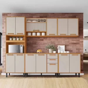 Cozinha Napoles Completa 5 Peças 13 Portas 2 Gavetas Itatiaia