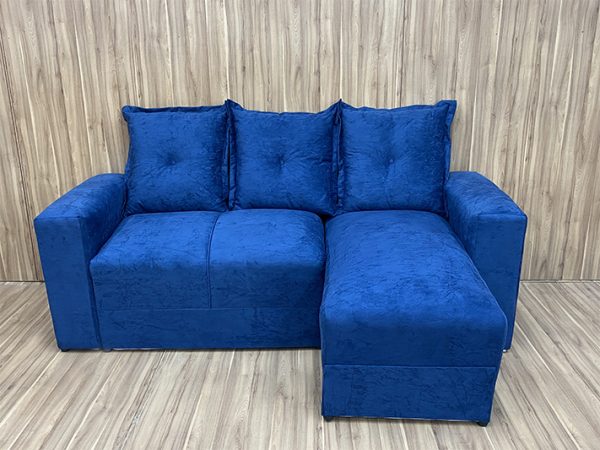 Conjunto Estofado Lucas 2 Lugares e Chaise