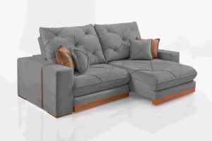 Sofá Retrátil Reclinável úbar 2,50 m – Molas Ensacadas