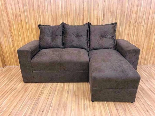 Conjunto Estofado Lucas 2 Lugares e Chaise - Imagem 4