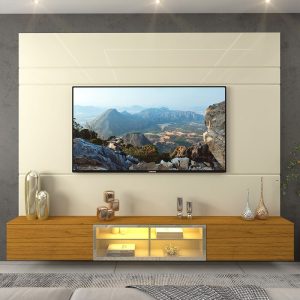 Home Luminare 217 Vidro Reflecta com LED Off White.Naturale Gelius