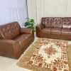 Conjunto Estofado Porto Real 2x3Lgs Tec 001 Corino - Top Estofados
