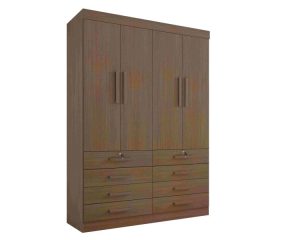 Alternative view of Roupeiro Mônaco Plus 4 Portas 8 gavetas D Doro