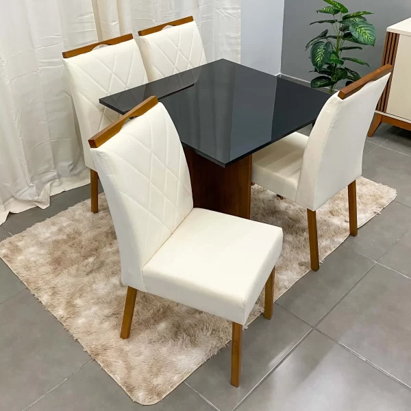 Mesa de Jantar Com 4 - Imagem 4