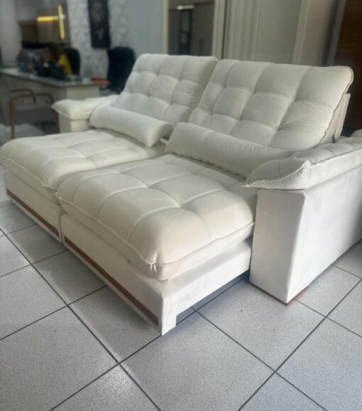 Sofá Retrátil Reclinável Coreia 2,50m - Molas Ensacadas - Imagem 4