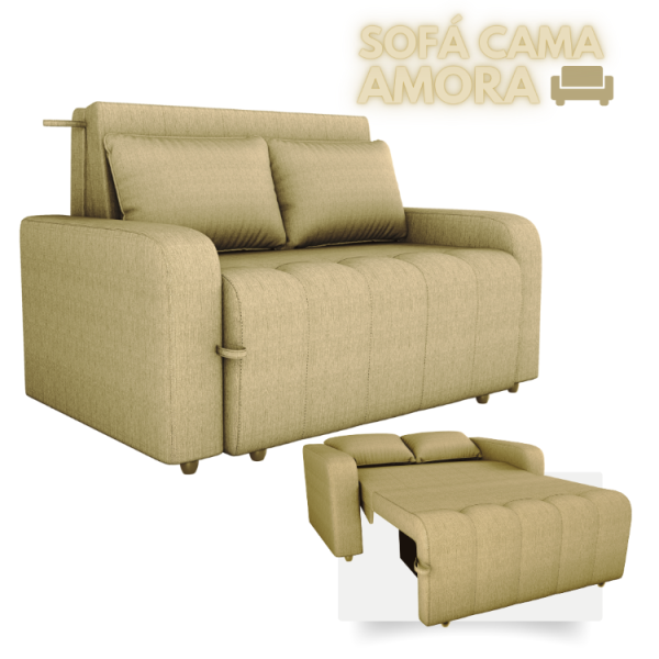 Sofá Cama MX Amora New 1 Estagio 1,88m - Imagem 2