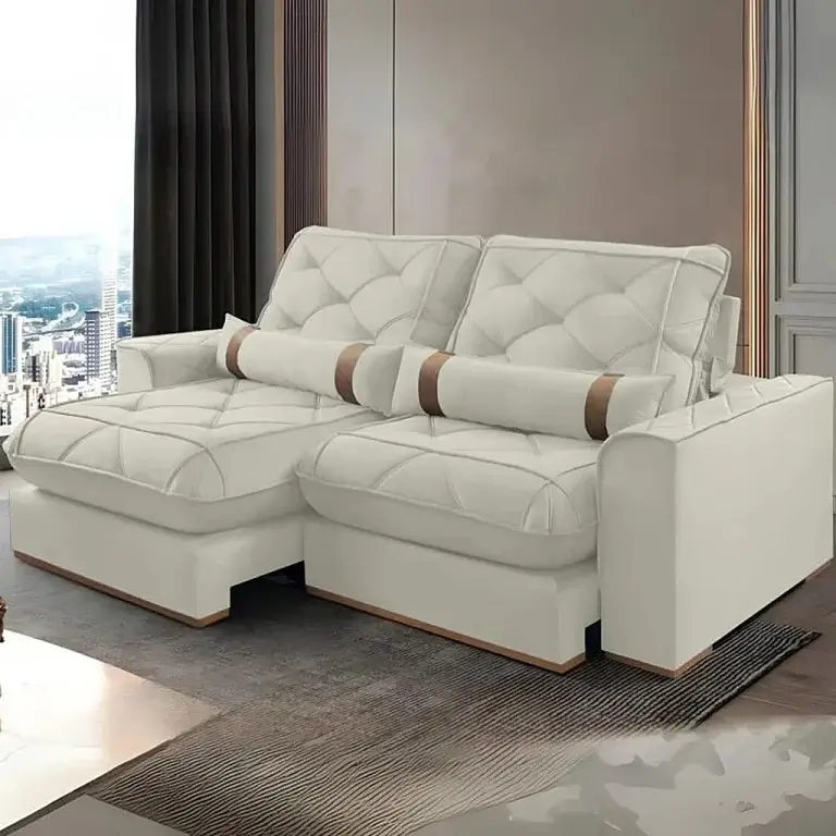 Retrátil e Reclinável 250cm Vicam Molas Ensacadas - Imagem 3