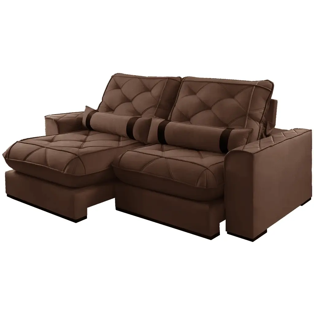 Retrátil e Reclinável 250cm Vicam Molas Ensacadas - Imagem 2