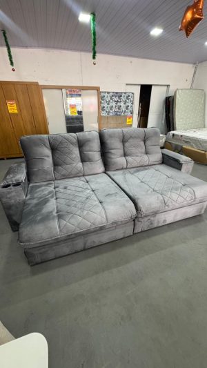 Alternative view of Sofá Retrátil e Reclinável Inglaterra 2,90m – Molas ensacadas D33