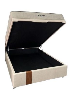 Alternative view of Kit Base Baú + Colchão Casal Robust  (conforto firme) - Ortobom