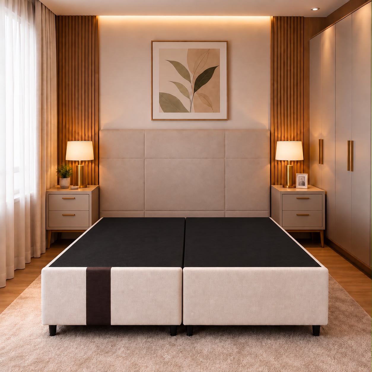 Base box king Size - Blindada