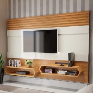 Painel  Off White/Freijó –