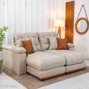 Sofá Retrátil Reclinável Austin 2,50m – Molas Ensacadas